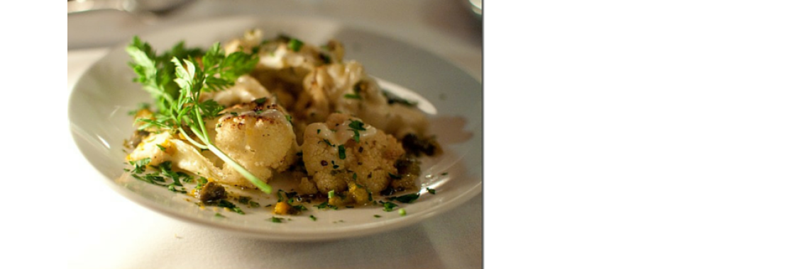 Roasted Cauliflower from Boston's Erbaluce Restaurant
