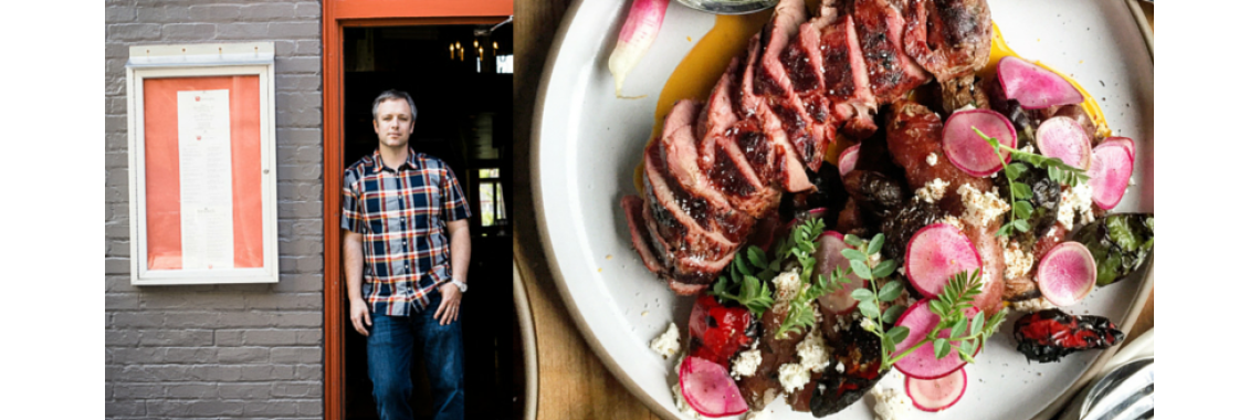 William Dissen of The Market Place Restaurant Cooks Sustainable Appalachian Cuisine
